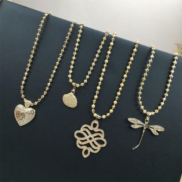 chains moflo trendy gold plating bead chain dragonfly pendant necklace micro inlaid zirconia love heart, Silver
chains moflo trendy gold plating bead chain dragonfly pendant necklace micro inlaid zirconia love heart, Silver