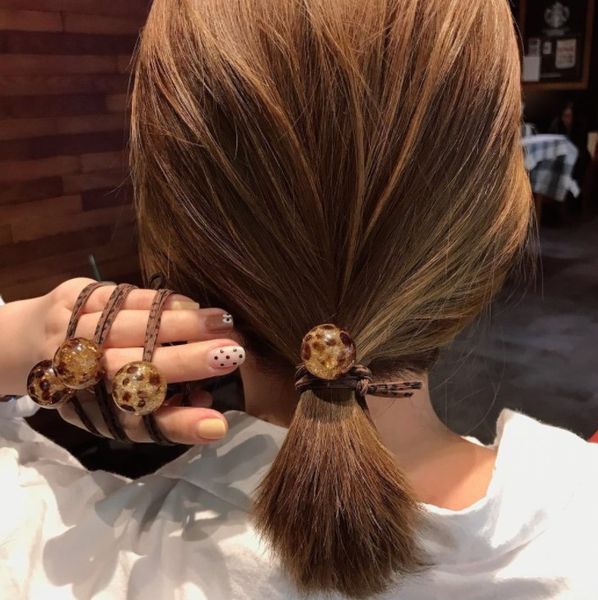 leopard pattern ball pony tails holder rope small fragrance headband rubber band, Golden;silver
leopard pattern ball pony tails holder rope small fragrance headband rubber band, Golden;silver