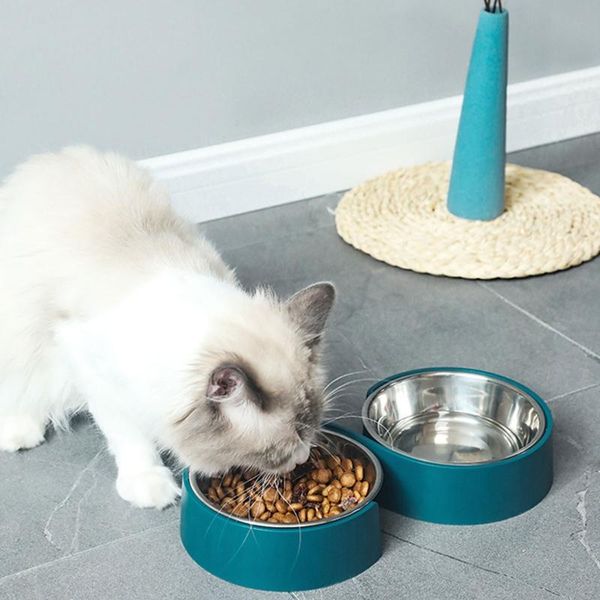dog bowls & feeders antislip double stainless steel pet food water feeder cat drinking feeding dishes
dog bowls & feeders antislip double stainless steel pet food water feeder cat drinking feeding dishes