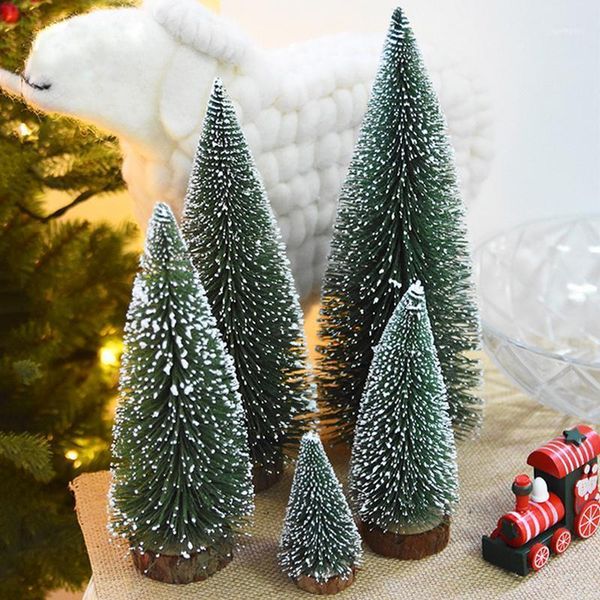 christmas decorations mini pine tree small santa claus snow for home frost village house year supplies1 
christmas decorations mini pine tree small santa claus snow for home frost village house year supplies1