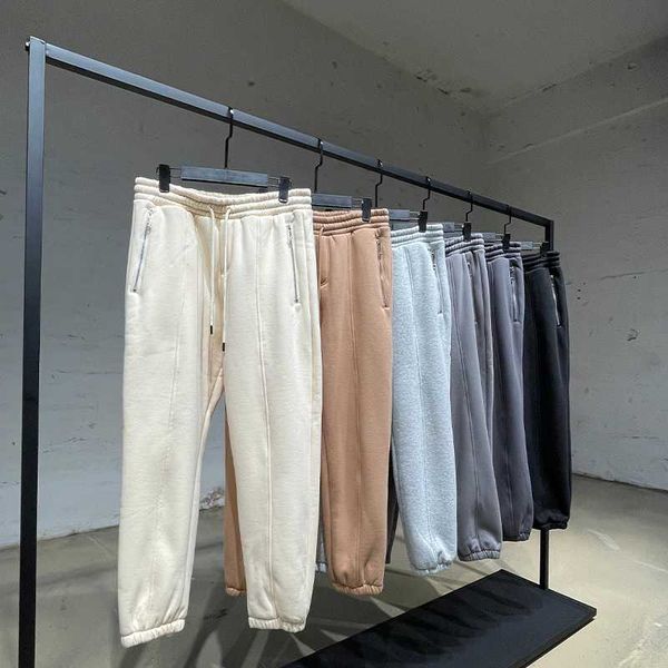 men's pants men casual 2021 winter sweatpants streetwear cotton loose sports trousers women baggy fleece thick jogging clothes, Black
men's pants men casual 2021 winter sweatpants streetwear cotton loose sports trousers women baggy fleece thick jogging clothes, Black