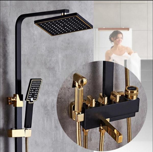 vidric europe style square bath & shower faucet brass black and gold wall mounted set with rainfall head bathroom sets
vidric europe style square bath & shower faucet brass black and gold wall mounted set with rainfall head bathroom sets