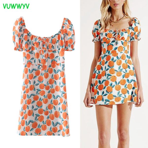 vuwwyv fashion fruit print mini dress women summer short puff sleeve slim woman dresses casual party vestidos front tie 210430, Black;gray
vuwwyv fashion fruit print mini dress women summer short puff sleeve slim woman dresses casual party vestidos front tie 210430, Black;gray