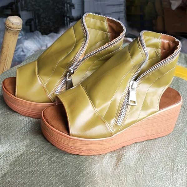 sandals women summer mid heels wedges shoes ladies vintage pu leather plus size sandalias mujer sapato feminino 2021 zip, Black
sandals women summer mid heels wedges shoes ladies vintage pu leather plus size sandalias mujer sapato feminino 2021 zip, Black