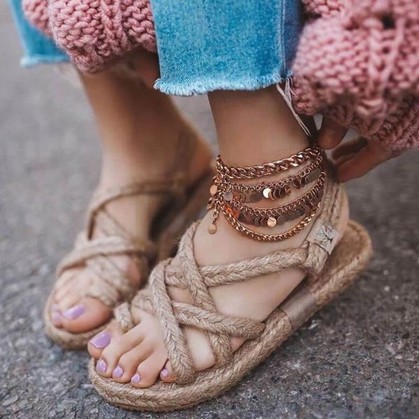 summer sandals shoes braided rope with traditional casual style and simple fashion women, Black
summer sandals shoes braided rope with traditional casual style and simple fashion women, Black
