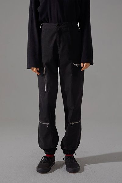 men and women's clothing hair stylist fashion multi pocket metal zipper punk slacks pants plus size singer costumes men's, Black
men and women's clothing hair stylist fashion multi pocket metal zipper punk slacks pants plus size singer costumes men's, Black