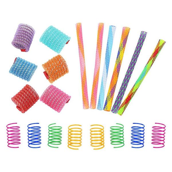 cat toys 20pcs colorful spring toy and stick mesh pole jumping flexible kitten chew
cat toys 20pcs colorful spring toy and stick mesh pole jumping flexible kitten chew