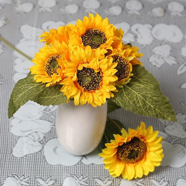 decorative flowers & wreaths 1 beautiful sunflower bouquet silk flower artificial home garden party wedding decoration diy
decorative flowers & wreaths 1 beautiful sunflower bouquet silk flower artificial home garden party wedding decoration diy
