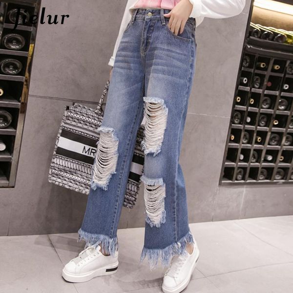 women's jeans blue women korean ripped tassel oversized female s-5xl autumn high street loose cool waist denim pants 
women's jeans blue women korean ripped tassel oversized female s-5xl autumn high street loose cool waist denim pants