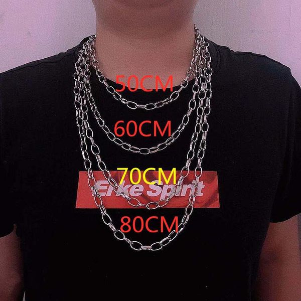 chains stainless steel chain necklace for men women curb cuban link silver color punk choker fashion male jewelry gift twb
chains stainless steel chain necklace for men women curb cuban link silver color punk choker fashion male jewelry gift twb