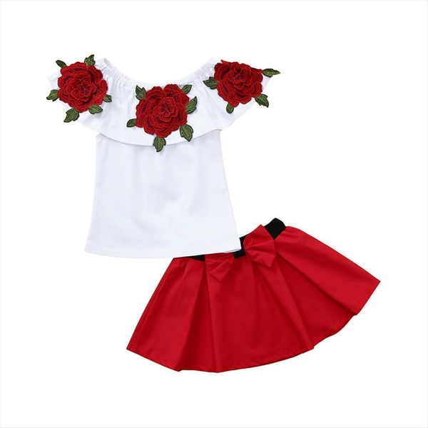 18m 5y baby clothes set summerr cotton embroidery rose newborn girls 2pcs skirts kids clothing sets, White
18m 5y baby clothes set summerr cotton embroidery rose newborn girls 2pcs skirts kids clothing sets, White