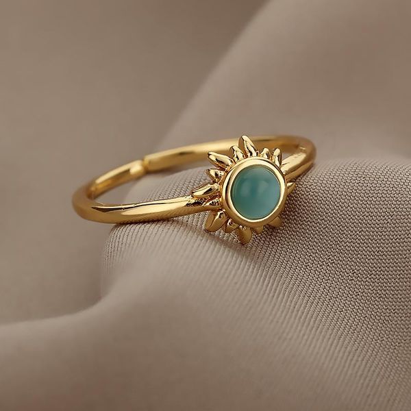 wedding rings vintage opal for women stainless steel sun moonstone ring two colors accessories jewelry gift friend mom bijoux, Slivery;golden
wedding rings vintage opal for women stainless steel sun moonstone ring two colors accessories jewelry gift friend mom bijoux, Slivery;golden