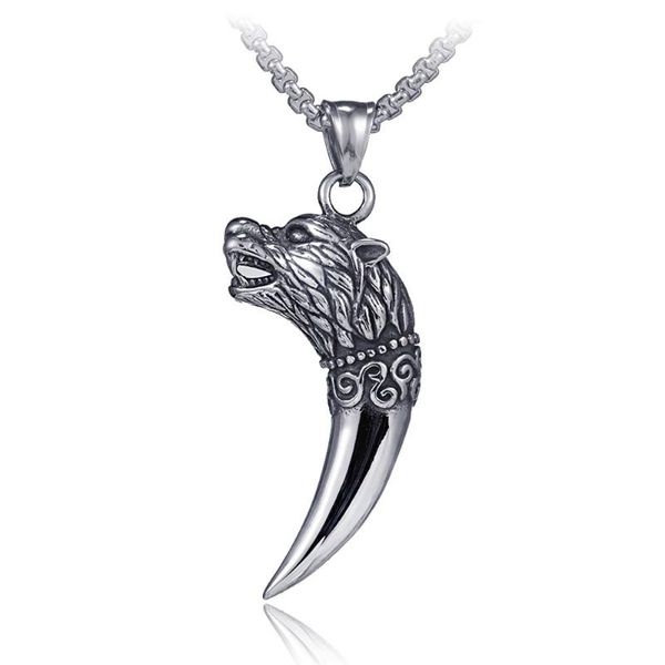 chokers not fade cool wolf & spike stainless steel pendant necklace drop, Golden;silver
chokers not fade cool wolf & spike stainless steel pendant necklace drop, Golden;silver