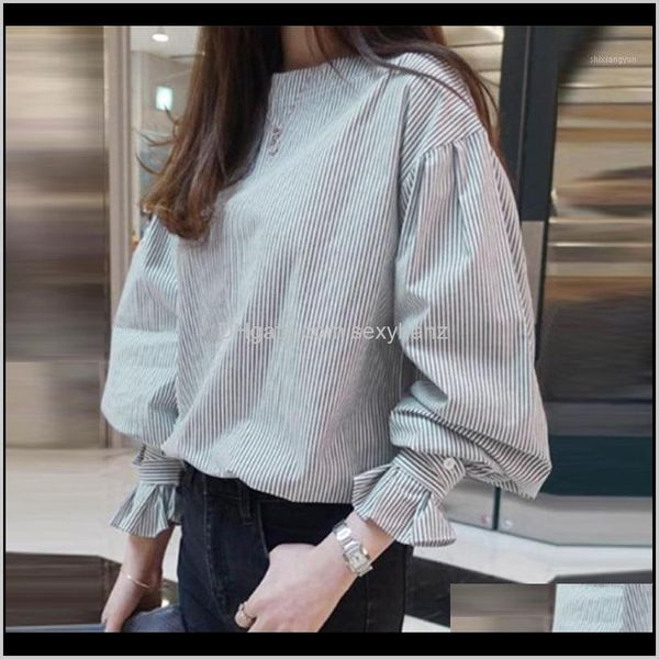 womens blouses stripe round neck lantern pullover women blouse korean spring autumn long sleeve office ladies casual shirts tee1 dk8ba, White
womens blouses stripe round neck lantern pullover women blouse korean spring autumn long sleeve office ladies casual shirts tee1 dk8ba, White