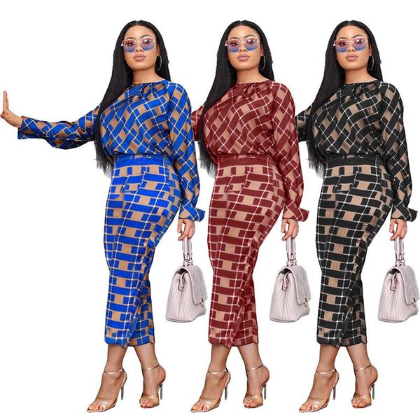 two piece dress autumn 2 outfits for women o neck long sleeve plaid shirt and pencil pant office ladies casual set wholesale drop, White
two piece dress autumn 2 outfits for women o neck long sleeve plaid shirt and pencil pant office ladies casual set wholesale drop, White