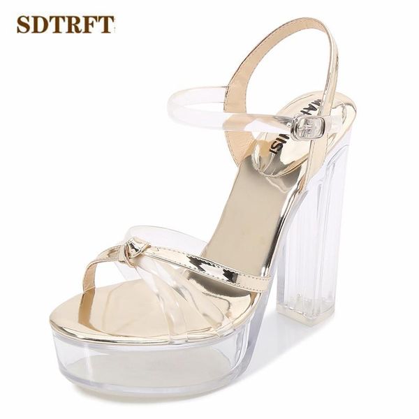 dress shoes sdtrft stiletto ladies transparent sandals pvc platform wedding woman 13cm thick heels zapatos mujer crossdresser pumps, Black
dress shoes sdtrft stiletto ladies transparent sandals pvc platform wedding woman 13cm thick heels zapatos mujer crossdresser pumps, Black