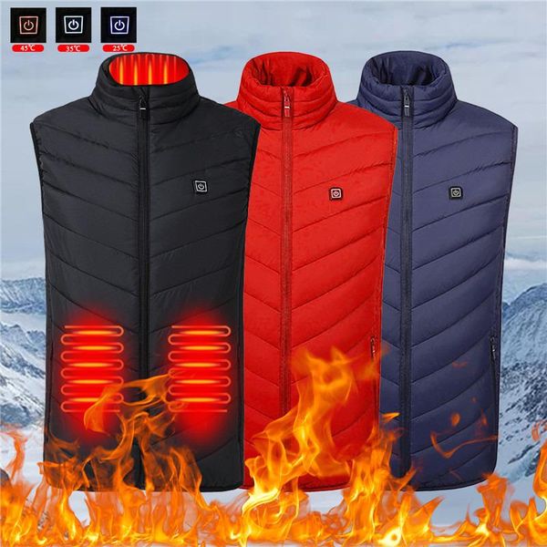 men's vests weirdo 5 gears adjustable winter smart heated cotton vest usb heating thermal jacket outdoor camping fishing skiing hunting, Black;white
men's vests weirdo 5 gears adjustable winter smart heated cotton vest usb heating thermal jacket outdoor camping fishing skiing hunting, Black;white