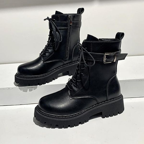 boots shoes lolita round toe zipper luxury designer boots-women rock ladies med fashion ankle autumn 2021 pvc solid pu basic ho, Black
boots shoes lolita round toe zipper luxury designer boots-women rock ladies med fashion ankle autumn 2021 pvc solid pu basic ho, Black