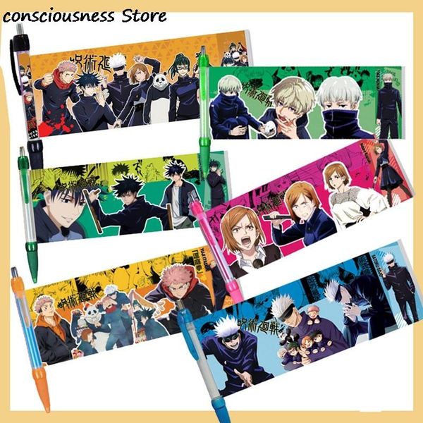 jujutsu kaisen anime ballpoint pen mechanical novelty ball for kids gifts itadori yuuji satoru fushiguro megumi pens, Blue;orange
jujutsu kaisen anime ballpoint pen mechanical novelty ball for kids gifts itadori yuuji satoru fushiguro megumi pens, Blue;orange