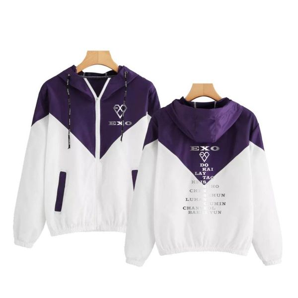 print women basic jackets female zipper pockets casual long sleeves coats autumn hooded jacket two tone windbreaker women's, Black;brown
print women basic jackets female zipper pockets casual long sleeves coats autumn hooded jacket two tone windbreaker women's, Black;brown