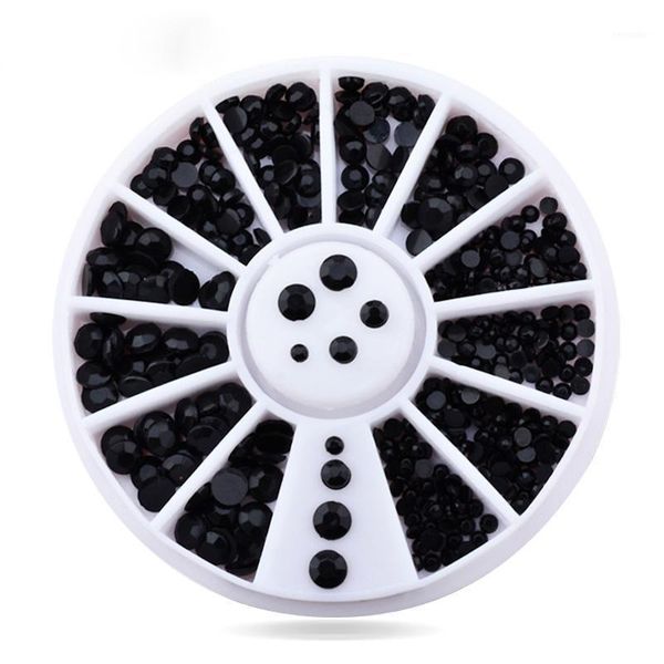 black shiny nail rhinestones 3d art decorations in wheel flatback bottom manicure diy jewelry accessories tools1, Silver;gold
black shiny nail rhinestones 3d art decorations in wheel flatback bottom manicure diy jewelry accessories tools1, Silver;gold