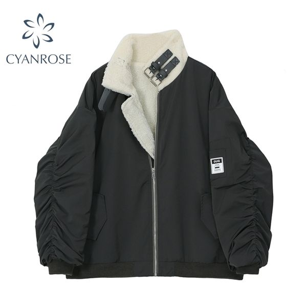 black thicken down jacket warm sheepskin turtleneck collar women autumn winter coat female zipper fashion streetwear 210515, Black;brown
black thicken down jacket warm sheepskin turtleneck collar women autumn winter coat female zipper fashion streetwear 210515, Black;brown