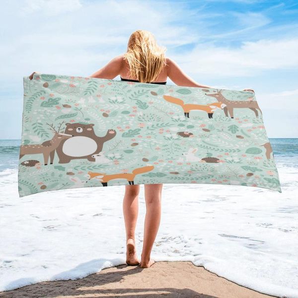towel forest animal theme bath camping bathroom accessories microfiber beach towels for adults
towel forest animal theme bath camping bathroom accessories microfiber beach towels for adults