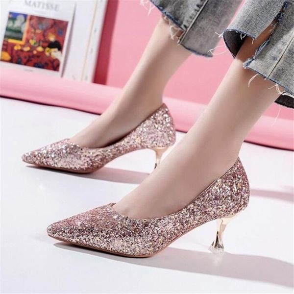 dress shoes spring women pumps high thin heels pointed toe bling bridal wedding gold plus size 43 a793, Black
dress shoes spring women pumps high thin heels pointed toe bling bridal wedding gold plus size 43 a793, Black