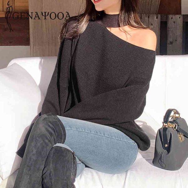 genayooa womens knit off shoulder cashmere long sleeve turtleneck sweater black women loose pullover jumper ladies 210417, White;black
genayooa womens knit off shoulder cashmere long sleeve turtleneck sweater black women loose pullover jumper ladies 210417, White;black