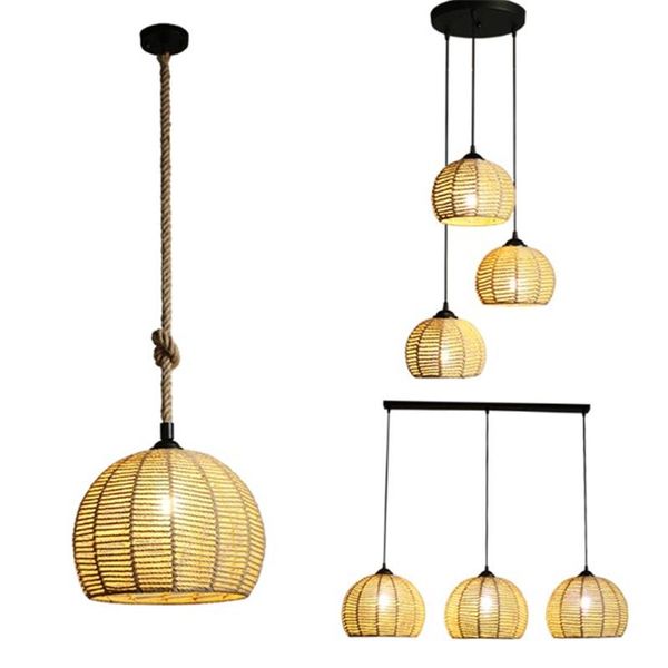 pendant lamps rope rattan woven lamp, natural simple hand weaved dome light, suspension lamp for living room bedroom el
pendant lamps rope rattan woven lamp, natural simple hand weaved dome light, suspension lamp for living room bedroom el