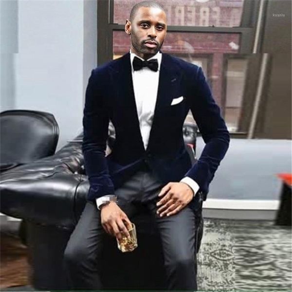 costume homme navy blue velvet coat wedding terno masculino men suit 2 pieces tuxedo custom young vestido (jacket+pants) men's suits &, White;black
costume homme navy blue velvet coat wedding terno masculino men suit 2 pieces tuxedo custom young vestido (jacket+pants) men's suits &, White;black
