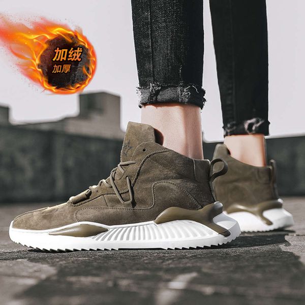 casual shoes t22l winter new men's shoes fashion versatile high sports plush thickening comfortable cotton snow warm 5hdg, Black
casual shoes t22l winter new men's shoes fashion versatile high sports plush thickening comfortable cotton snow warm 5hdg, Black