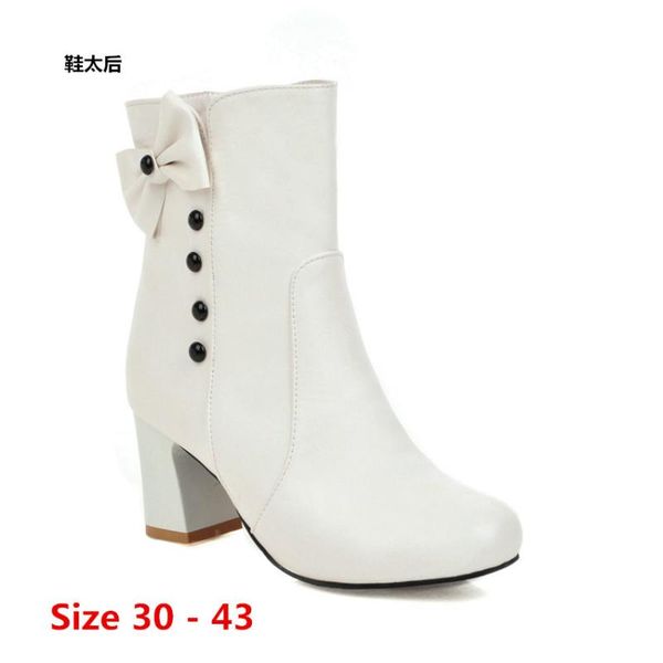 boots winter spring autumn high heel ankle women short woman shoes botas muje small big size 30 - 43, Black
boots winter spring autumn high heel ankle women short woman shoes botas muje small big size 30 - 43, Black