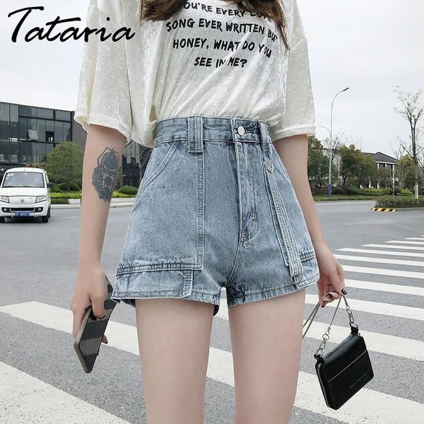 women's denim shorts vintage high waist blue wide leg jeans female casual summer ladies for 210514
women's denim shorts vintage high waist blue wide leg jeans female casual summer ladies for 210514