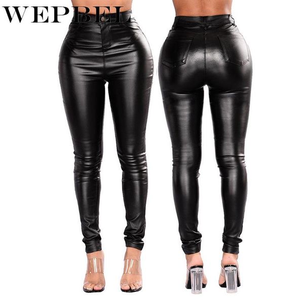 women's leggings wepbel women shiny high waist ladies wet look skinny disco vinyl pencil pu leather stretch trousers for, Black
women's leggings wepbel women shiny high waist ladies wet look skinny disco vinyl pencil pu leather stretch trousers for, Black