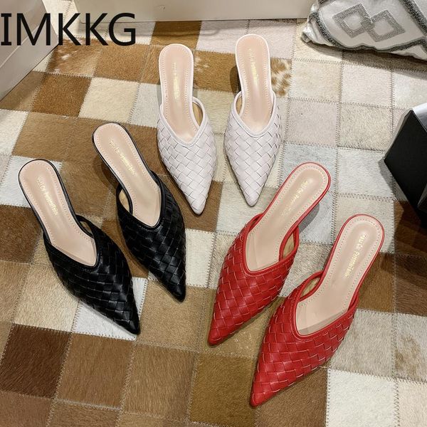slippers spring/summer 2021 pointed toe shoes women pump fashion high heel mules outdoor casual house, Black
slippers spring/summer 2021 pointed toe shoes women pump fashion high heel mules outdoor casual house, Black