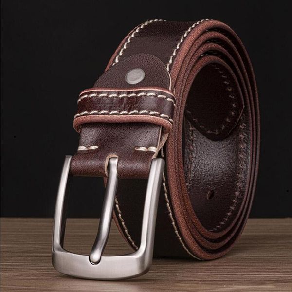 belts metal buckle men cowskin belt genuine leather jeans male minimalis style waistband bcd019, Black;brown
belts metal buckle men cowskin belt genuine leather jeans male minimalis style waistband bcd019, Black;brown
