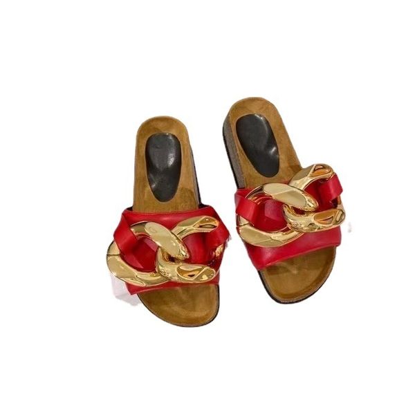slippers 2021 summer new net red fashion jw metal twist chain slippers women's open toe lazy flat muller slippers zly x5ko, Black
slippers 2021 summer new net red fashion jw metal twist chain slippers women's open toe lazy flat muller slippers zly x5ko, Black
