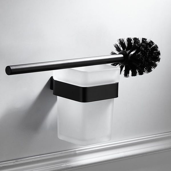 toilet brushes & holders 304 stainless steel bathroom accessories matte black brush holder wall mounted clean glass toliet cup
toilet brushes & holders 304 stainless steel bathroom accessories matte black brush holder wall mounted clean glass toliet cup