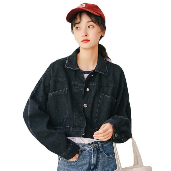 women's jackets ladies long sleeve short spring summer 2021 denim jacket autumn tooling windbreaker coats jeans outerwear f626, Black;brown
women's jackets ladies long sleeve short spring summer 2021 denim jacket autumn tooling windbreaker coats jeans outerwear f626, Black;brown