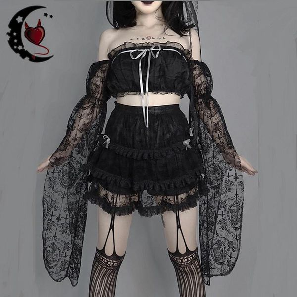 gothic lolita sweet mesh lace cake mini skirt ball gown summer vintage black skirts chic streetwear
gothic lolita sweet mesh lace cake mini skirt ball gown summer vintage black skirts chic streetwear