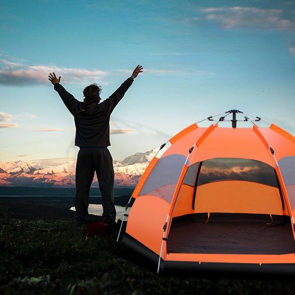 tents and shelters automatic camping tent with moisture-proof pad double layer instant setup protable rainproof for hiking travel
tents and shelters automatic camping tent with moisture-proof pad double layer instant setup protable rainproof for hiking travel