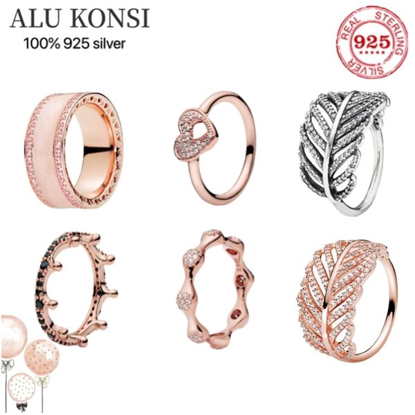 fit original real 925 sterling silver pan ring glittering feather crystal rose gold for women diy fashion jewelry 211217, Slivery;golden
fit original real 925 sterling silver pan ring glittering feather crystal rose gold for women diy fashion jewelry 211217, Slivery;golden