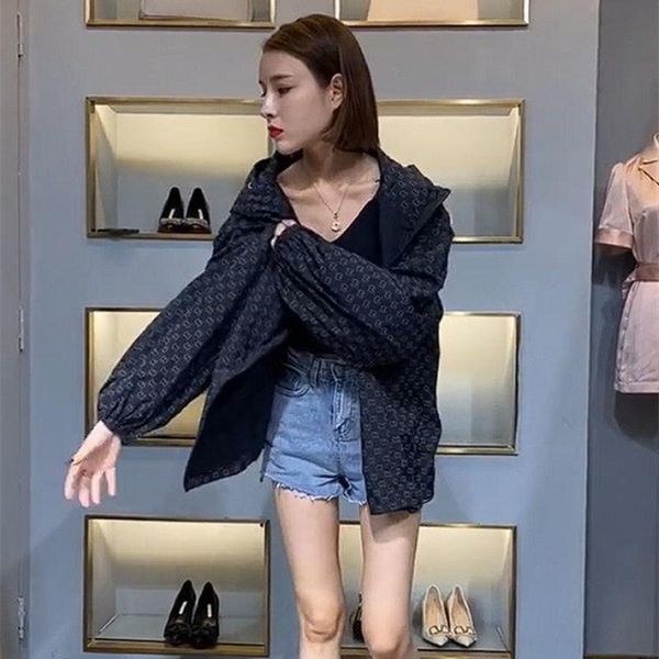 spring and summer european sunscreen clothes female korean student 2021 hooded sweater coat loose thin jacket cardigan women's jackets, Black;brown
spring and summer european sunscreen clothes female korean student 2021 hooded sweater coat loose thin jacket cardigan women's jackets, Black;brown
