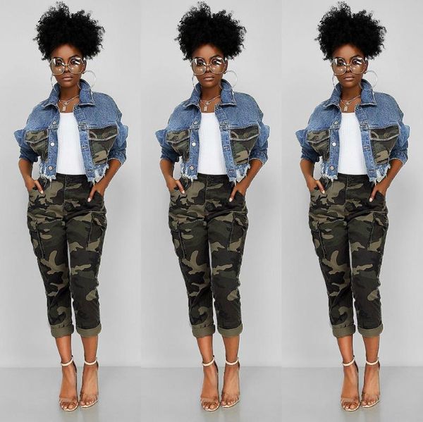 ripped jeans patchwork short jacket women elegant casual denim high street outerwear women's jackets, Black;brown
ripped jeans patchwork short jacket women elegant casual denim high street outerwear women's jackets, Black;brown