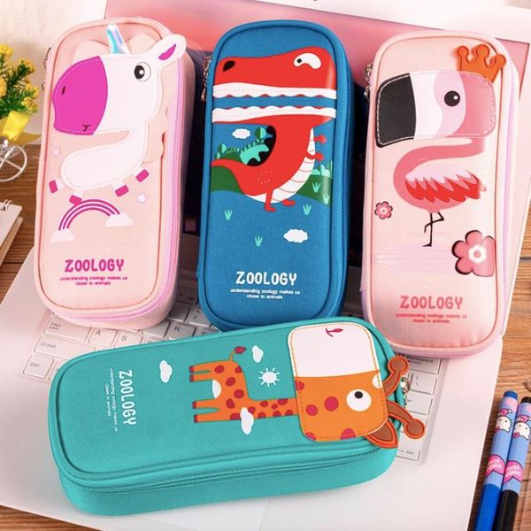 lovely zipper pencil case flamingo cartoon large pen box kawaii bag for student girl cute school stationery supplies bags
lovely zipper pencil case flamingo cartoon large pen box kawaii bag for student girl cute school stationery supplies bags