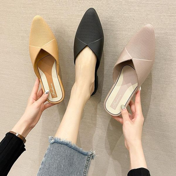 sandals fairy style trendy half slippers women summer wear baotou all-match ladies lazy light casual single shoes outdoor indoor, Black
sandals fairy style trendy half slippers women summer wear baotou all-match ladies lazy light casual single shoes outdoor indoor, Black