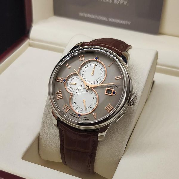 wristwatches borman luxury men's machanical watch waterproof automatic movement male wristwatch genine leather date week month hours cl, Slivery;brown
wristwatches borman luxury men's machanical watch waterproof automatic movement male wristwatch genine leather date week month hours cl, Slivery;brown