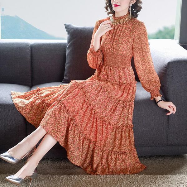 chiffon dress female spring and autumn fashion retro slim printed large size -3xl elegant vestidos casual dresses, Black;gray
chiffon dress female spring and autumn fashion retro slim printed large size -3xl elegant vestidos casual dresses, Black;gray
