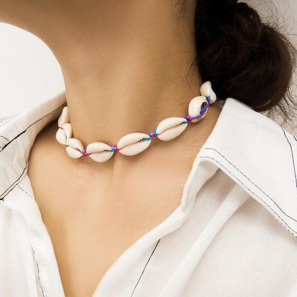 chokers jewelry hawaiian personality all-match adjustable necklace shell color jade thread braided women, Golden;silver
chokers jewelry hawaiian personality all-match adjustable necklace shell color jade thread braided women, Golden;silver